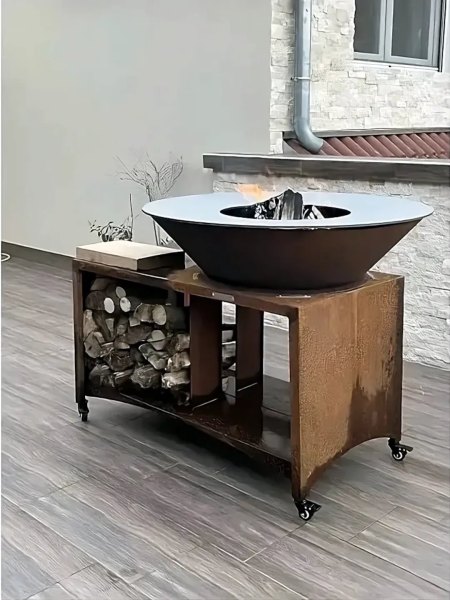 Brasero Plancha FIESTA ISLAND 100cm | Cuisinez en Plein Air