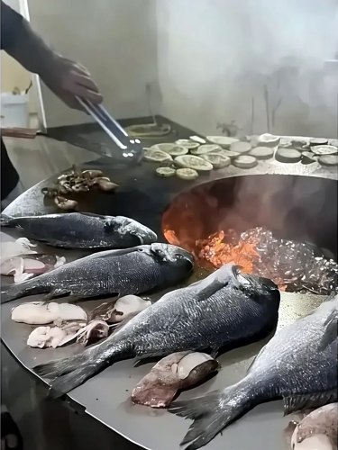 Brasero Plancha FIESTA ISLAND 100cm | Cuisinez en Plein Air