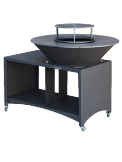 Barbacoa Gris FIESTA ISLAND 100 cm - Plancha de Lujo