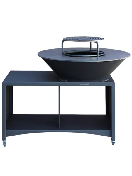 Brasero Plancha FIESTA ISLAND Gris 75cm | Cuisson Extérieure