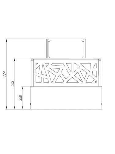 Foyer d'extérieur Cassiopée: Brasero Rond et Polyvalent
