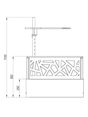 Foyer d'extérieur Cassiopée: Brasero Rond et Polyvalent