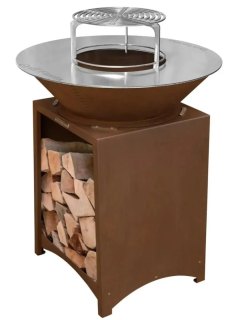 Brasero Plancha FIESTA Óxido 75cm - Cocina al Aire Libre