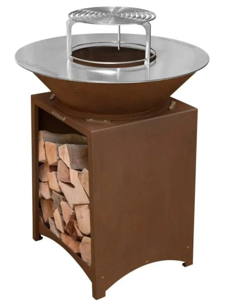 Brasero Plancha FIESTA Óxido 75cm - Cocina al Aire Libre