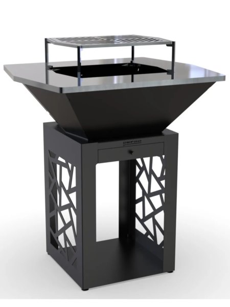 Foyer d'extérieur Athena II | Grille en Acier Inoxydable