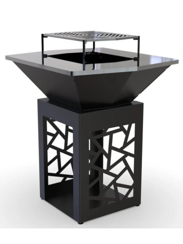 Foyer d'extérieur Athena II | Grille en Acier Inoxydable