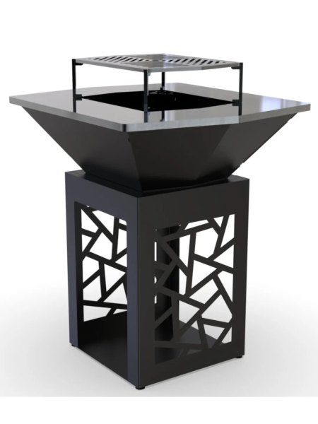 Foyer d'extérieur Athena II | Grille en Acier Inoxydable