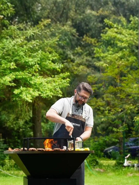 Foyer d'extérieur Athena II | Grille en Acier Inoxydable