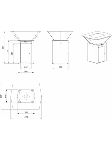 Foyer d'Extérieur Athena: Design Élégant et Performance
