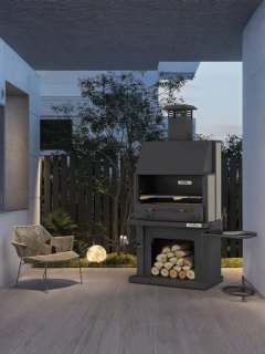 Barbacoa Vulcain cromada de alta calidad - Parrilla ajustable 2