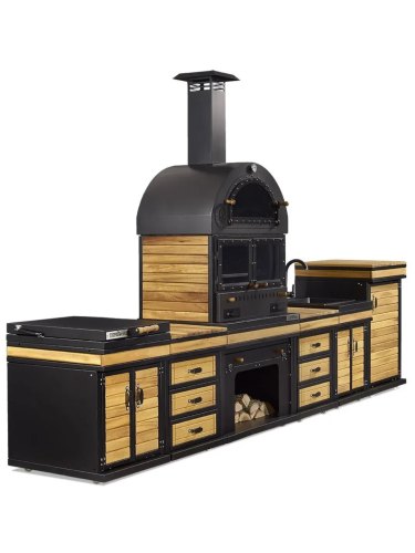 Barbecue Dionysos Premium + évier : Cuisine extérieure de luxe