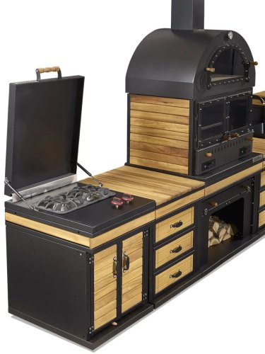 Barbecue Dionysos Premium + évier : Cuisine extérieure de luxe