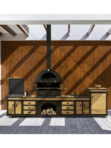 Barbecue Dionysos Premium + évier : Cuisine extérieure de luxe