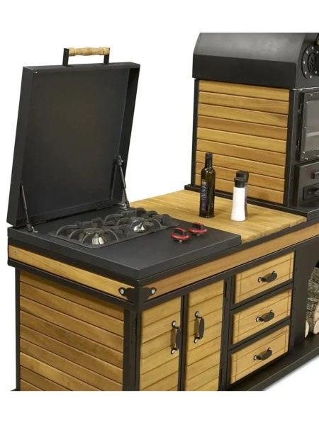 Barbecue Dionysos Premium + évier : Cuisine extérieure de luxe