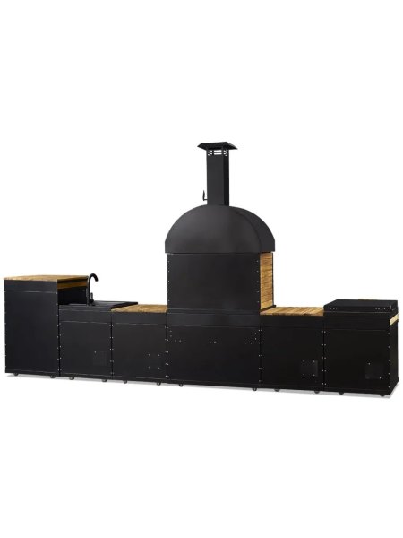 Barbecue Dionysos Premium + évier : Cuisine extérieure de luxe