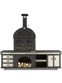 Barbacoa Dionysos grande cromada