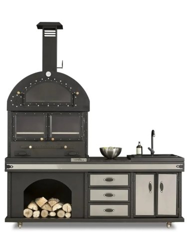 Barbacoa Dionysos grande cromada