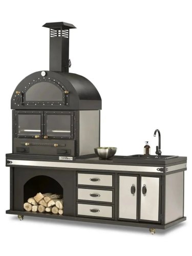 Barbacoa Dionysos grande cromada