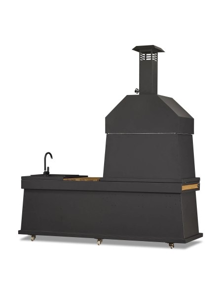 Barbecue cuisine Khéops medium + évier