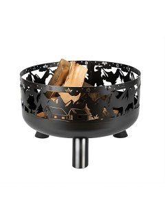 Brasero SOFFIO LaFerrotecnica: Calidez y Elegancia al Aire Libre