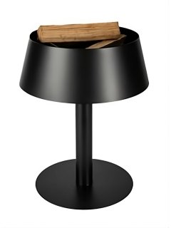 Brasero LAMPE HAUTE noir LaFerrotecnica