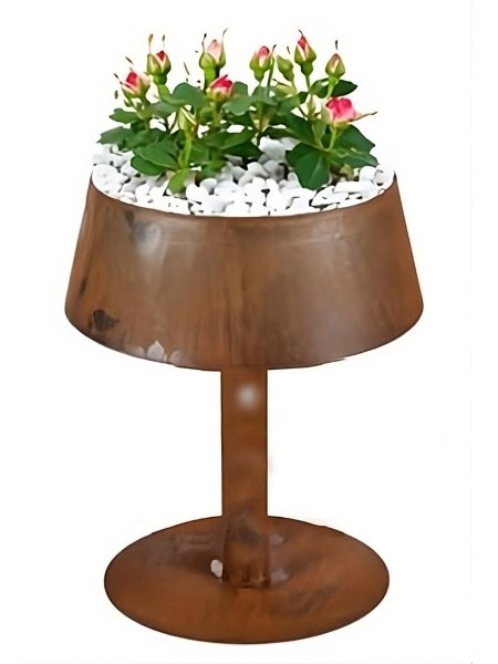 Brasero LAMPE HAUTE rouille LaFerrotecnica