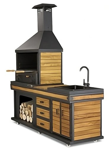 Barbecue d'été Appolo Medium | Robuste avec évier intégré