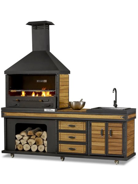 Barbecue d'été Appolo Medium | Robuste avec évier intégré