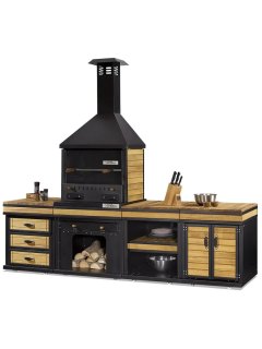 Barbacoa Appolo Grande: Robusta, Ajustable y con Amplio Almacenamiento 2