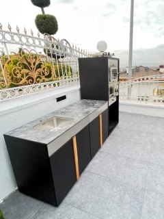 Cocina exterior MENORCA 285 cm - 3 módulos 2