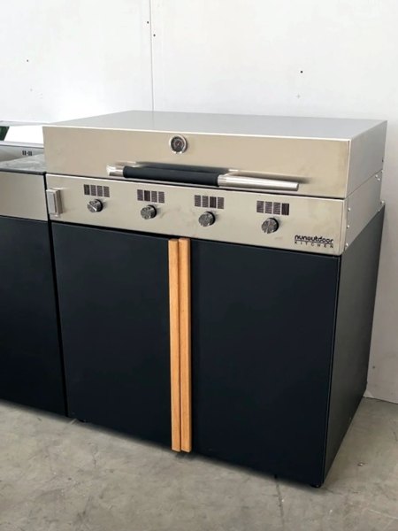 Cuisine d'Extérieur IBIZA 475cm - 5 Modules | BBQ Durable et Design