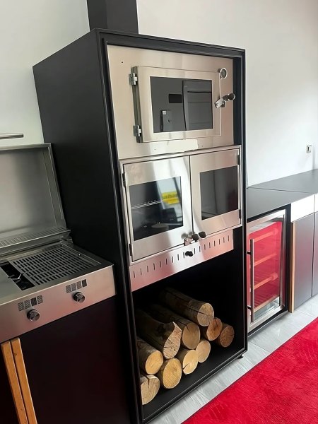 Cuisine d'Extérieur IBIZA 475cm - 5 Modules | BBQ Durable et Design