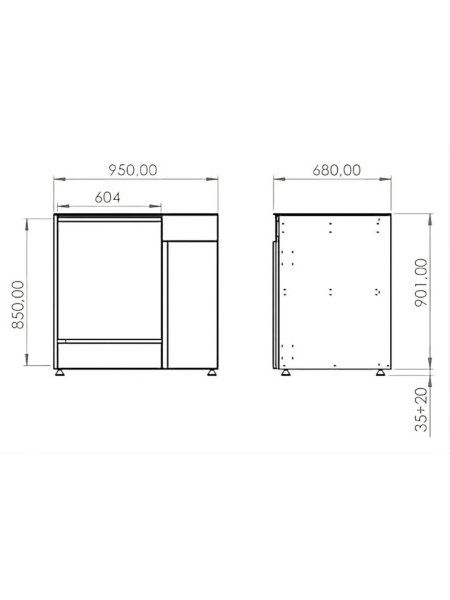 Cocina exterior TARAGONA 475 cm - 5 módulos