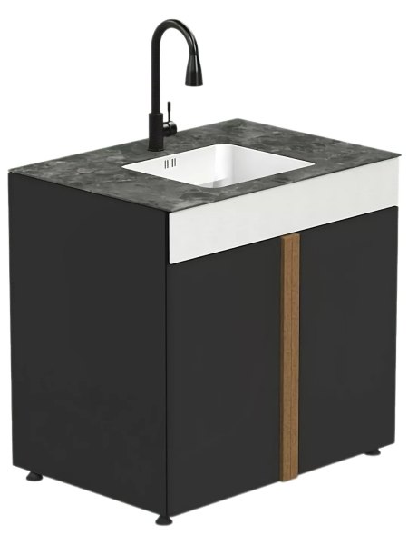 Cocina exterior MALLORCA 380 cm - 4 módulos