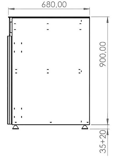 Cocina exterior MALLORCA 380 cm - 4 módulos