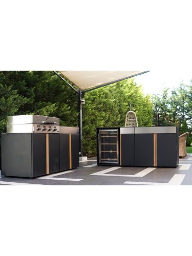 Cocina exterior BARCELONA 380 cm - 4 módulos