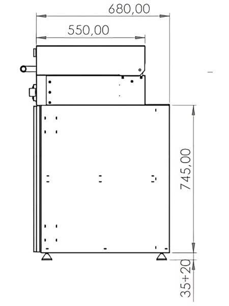 Cocina exterior BARCELONA 380 cm - 4 módulos