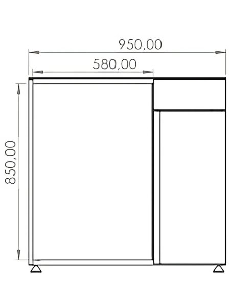 Cocina exterior BARCELONA 380 cm - 4 módulos