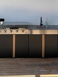 Cocina exterior TOLEDO 190 cm - 2 módulos