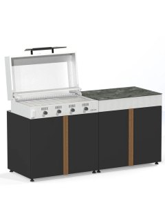 Cocina exterior ALICANTE 190 cm - 2 módulos