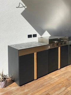 Cocina exterior ALICANTE 190 cm - 2 módulos 2