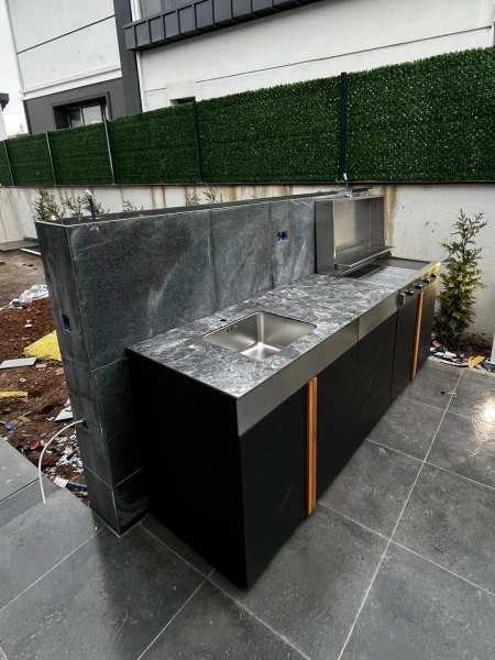 Cocina exterior CADIX 250 cm - 3 módulos