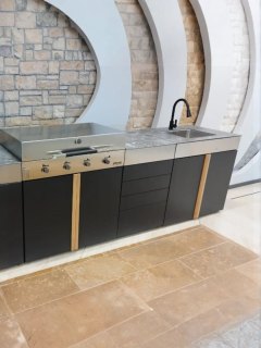 Cocina exterior CADIZ 250 cm - 3 módulos 2