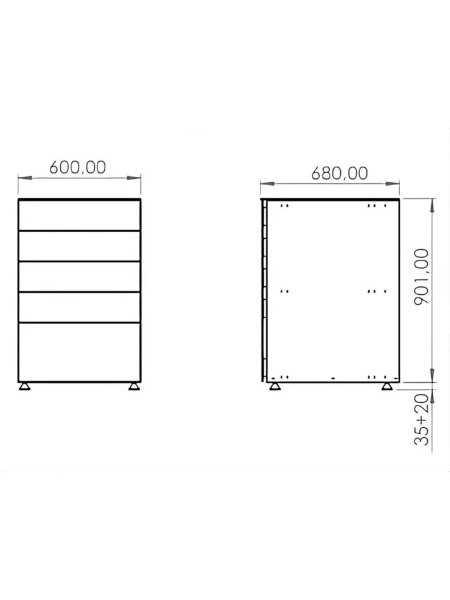 Cocina exterior CADIX 250 cm - 3 módulos