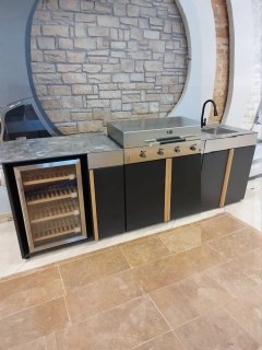 Cocina exterior RIOJA 285 cm - 3 módulos 2