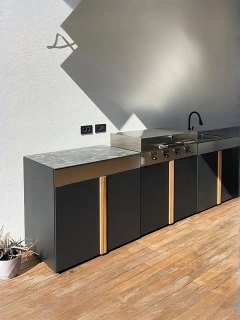 Cocina exterior GRANADA 285 cm - 3 módulos 2