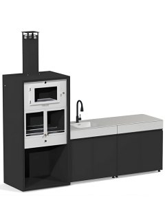 Cocina exterior MENORCA II 285 cm - 3 módulos