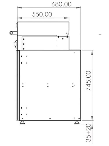 Cuisine d'extérieur CADIX II 250 cm - 3 modules