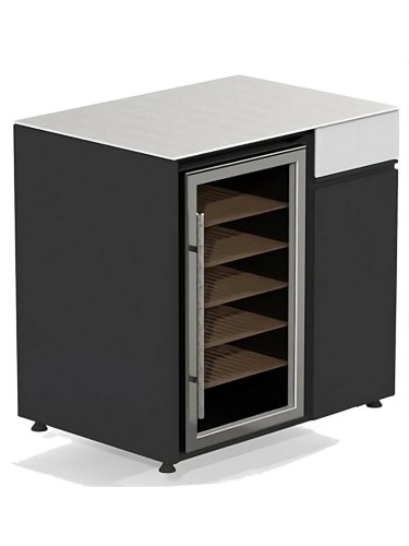 Cocina exterior RIOJA II 285 cm - 3 módulos