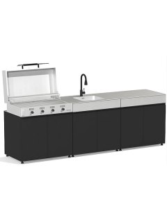 Cocina exterior GRENADE II 285 cm - 3 módulos